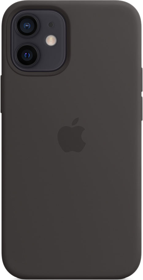 Чехол Silicone Case magsafe качество Lux для iPhone 12 mini черный в Тюмени